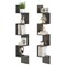 Costway 1/2 PCS 5-Tier Floating Bookshelf with Safe Round Edge Space-Saving Plant Display Shelf Brown/White/Gray